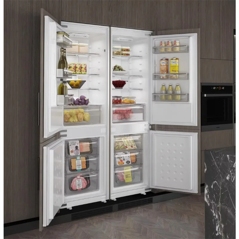 

Commercial built-in household double-door refrigerator