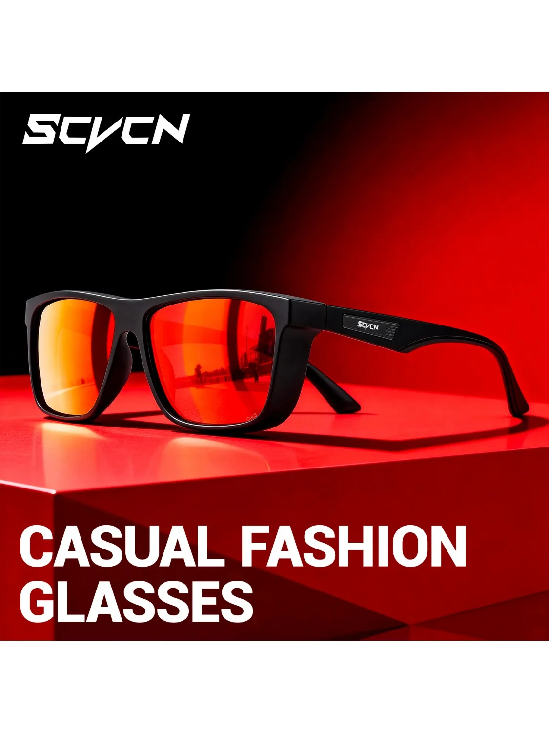 AliExpress SCVCN UV400 Polarized Fishing Sunglasses Stylish Outdoor Sports Glasses for Cycling Running and Rock Climbing Driving Sunglasses