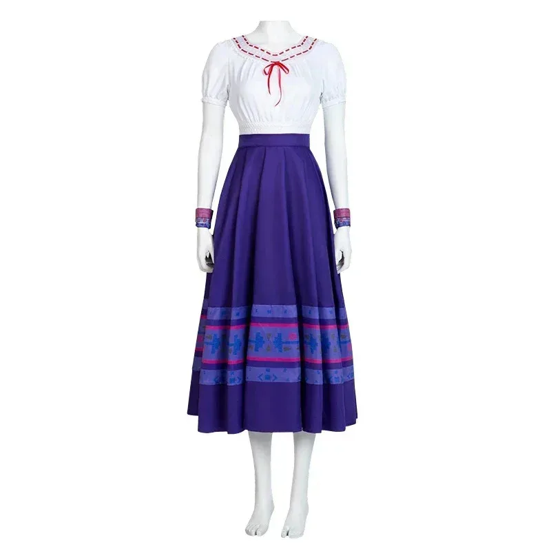 111 www Halloween Encanto Madrigal Traje Vestido para Mulheres Luisa Cosplay Vestidos de Princesa Roupas Hallowee