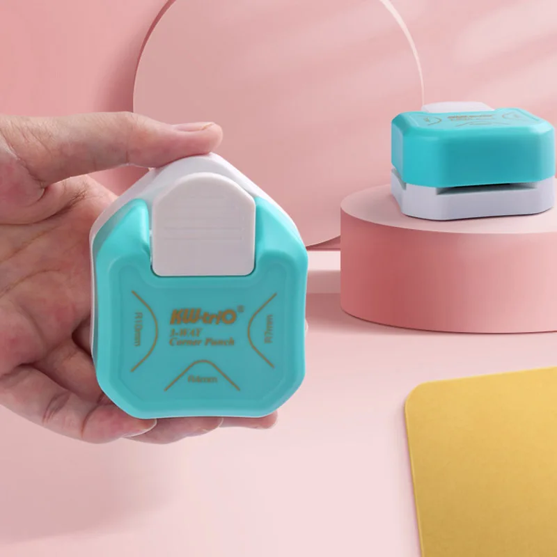 1pc 4mm 7mm 10mm Corner Rounder Mini Corner Trimmer Punch R4/R7/R10mm Round Corner DIY Paper Card Photo Planner Cutting Supplies