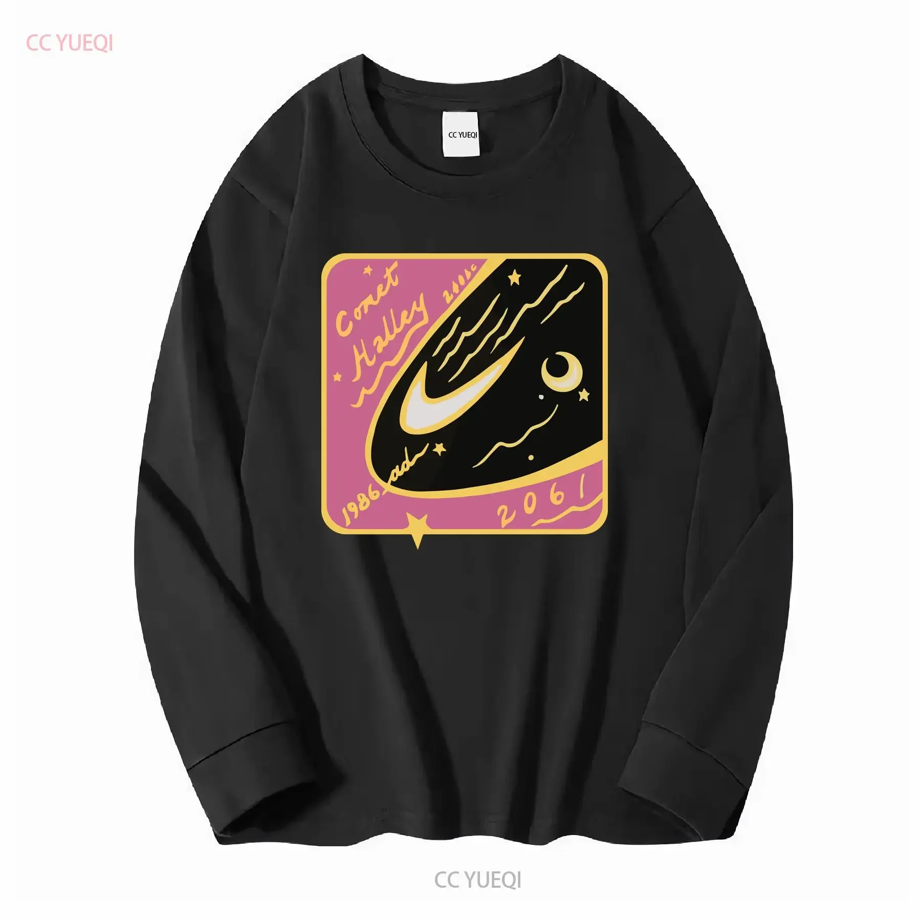 نادر L 1985 هاليز هالي كوميت فيلم ترويجي تي شيرت خمر 80s الفضاء جديد طويل أو قصير الأكمام خمر غسلها قليلا