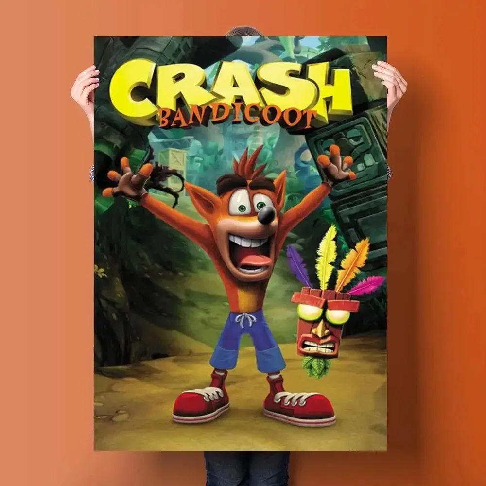 Crash Bandicoot 2 Cortex Strikes Back Art Decorative Wall Art Personalized Gift Modern Home Bedroom Decoration Canvas