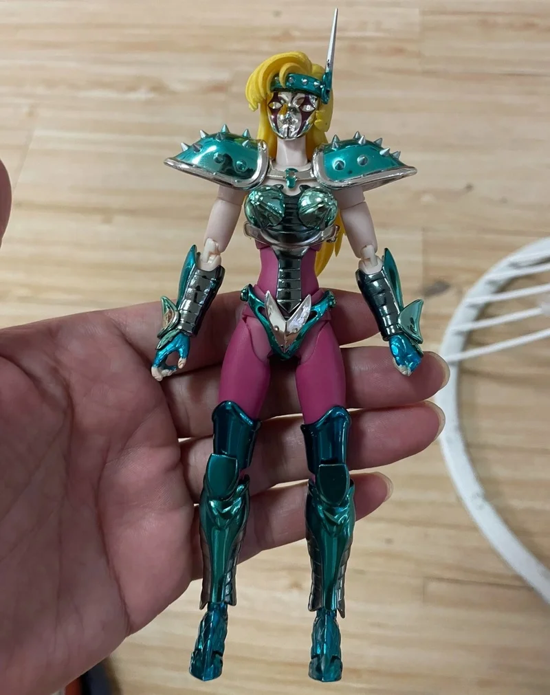 Goodtony Saint Seiya Myth Cloth Ex Action Figure - Chameleon June Knight Of Zodiac Zilver verzamelspeelgoed Verjaardagscadeaus Voorverkoop