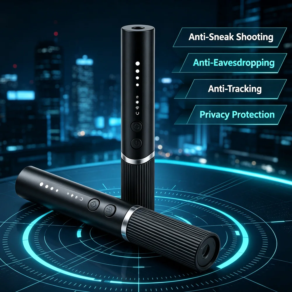 Anti‑Spy Detector Pen RF Signal Scanner Hidden Camera Bug GPS Tracker Finder Infrared Detection Device for Office Travel Safety