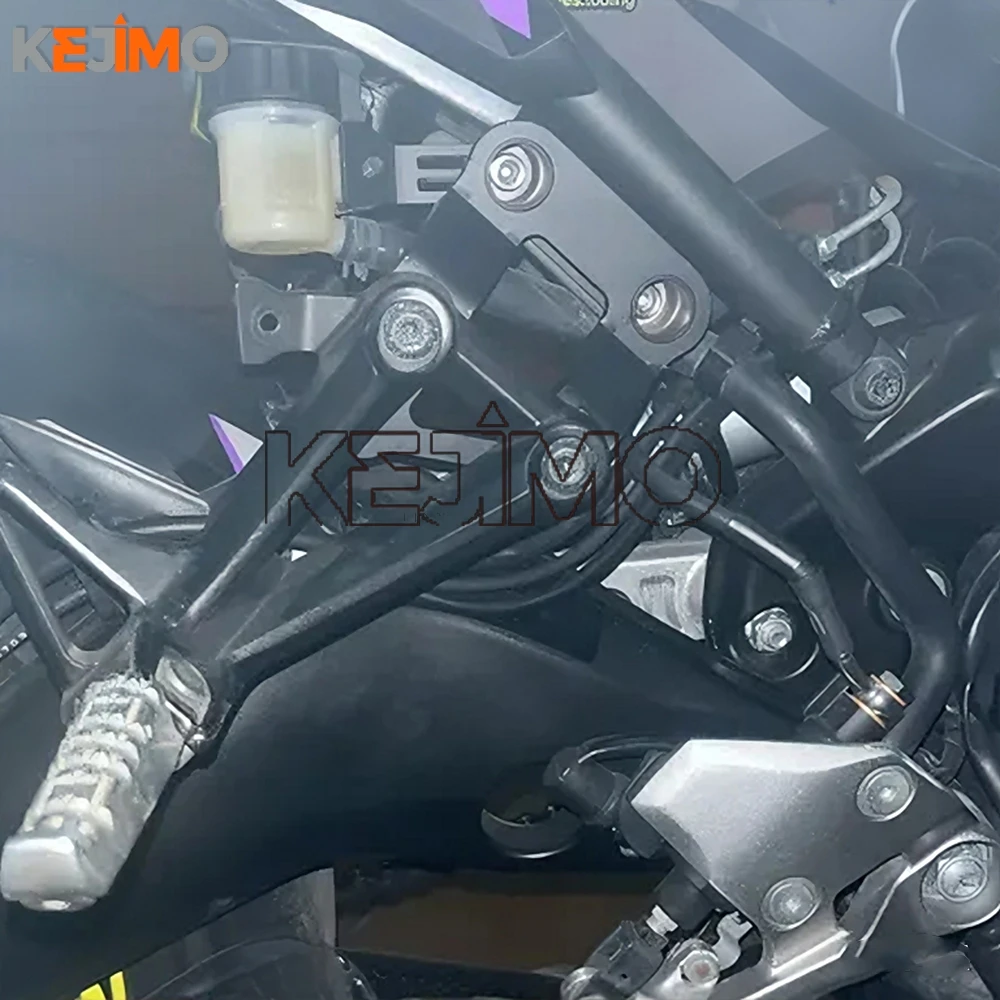 FOR YAMAHA XSR900 FZ09 FZ-09 MT09 MT-09 MT 09 2014 2015 2016 2017 2018 2019 2020 Passenger Footrests Relocation Pedal Adjustment