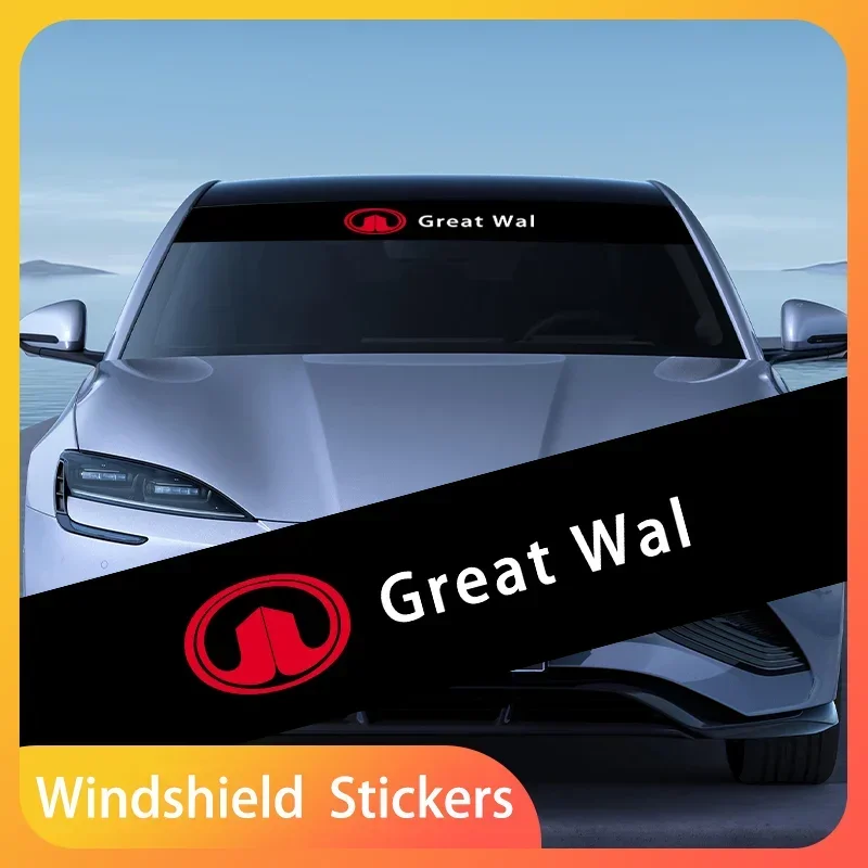 

Car Windshield Stickers Sun Shade Car Decals Sun Shade Heat Resistant Waterproof For Great Wall Hover H5 H3 Safe Wingle 5 Deer