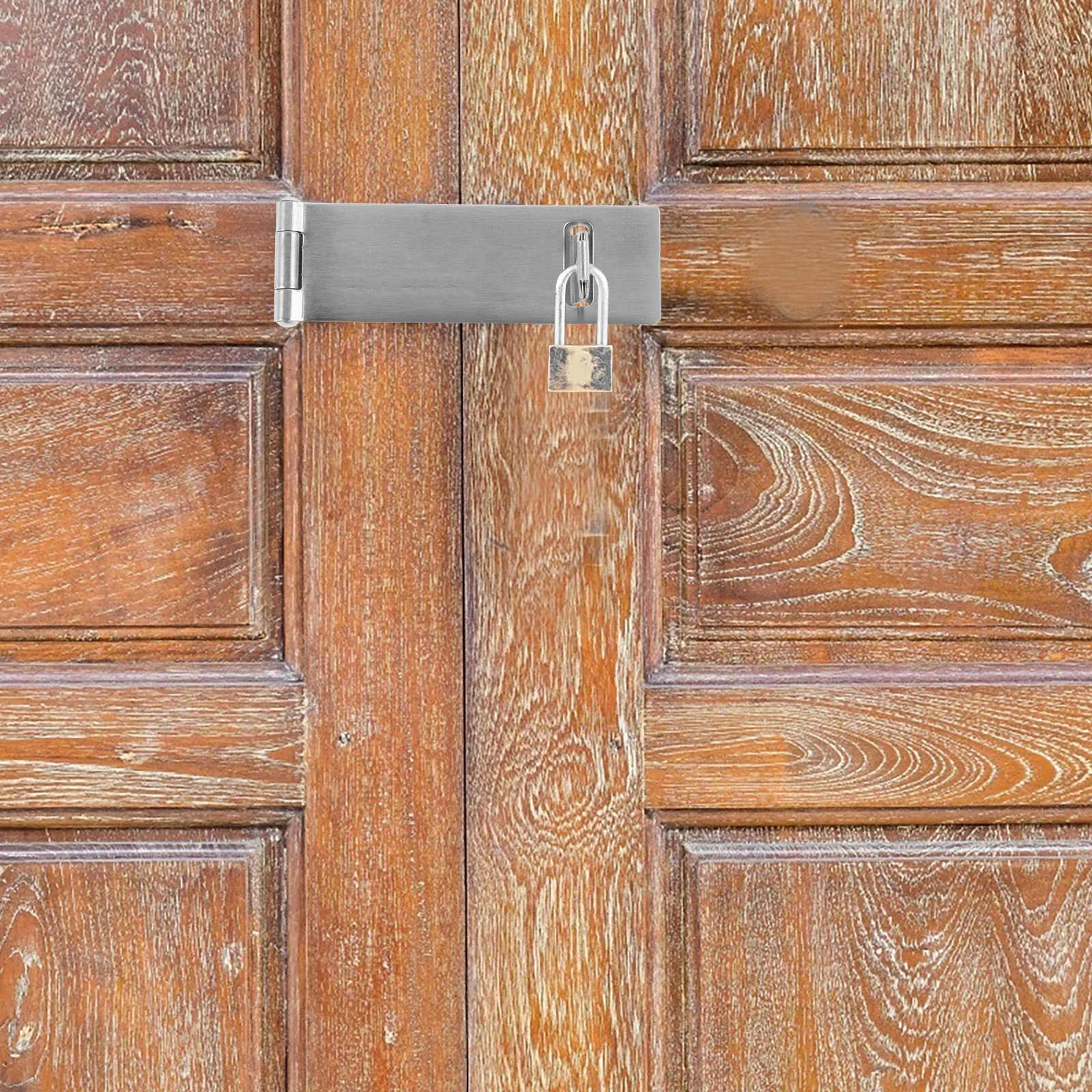 

6Sets Stainless Steel Door Padlock Hasp Latches Heavy Duty Lock Latches for Home Office Outdoor Security Hardware