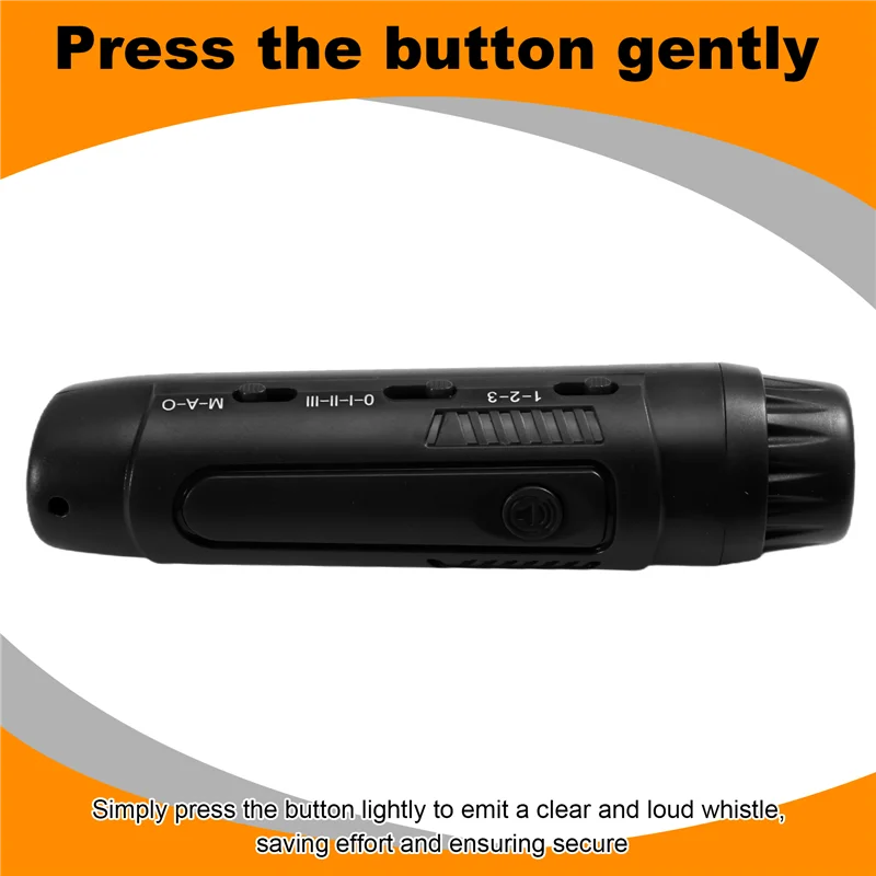 A73E-For Volleyball Soccer Sports Whistle- Reusable Electronic Handheld Whistle With Lanyard For Coaches, Referees, Teachers Bla