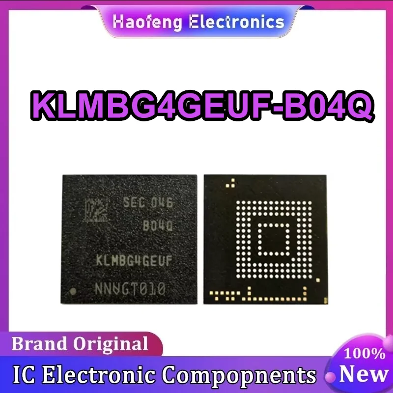 KLMBG4GEUF-B04Q 32GB V5.1 industrial grade flash memory storage  IC New Original in stock