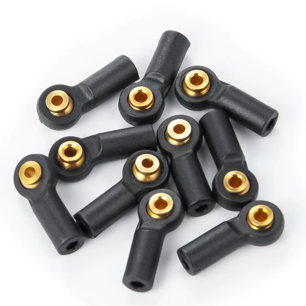 MIBIDAO 10 pièces M1.6 plastique Pivot lien tige fin billes tête de Joint pour Axial SCX24 1/24 RC voiture sur chenilles mise à niveau pièces accessoires