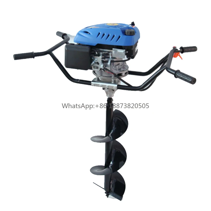 

AG170S-2 Two Person 173cc Gasoline 4 Stroke Earth Auger Drilling Machine/Drill Auger for Tree Planting WITHOUT DRILL BIT