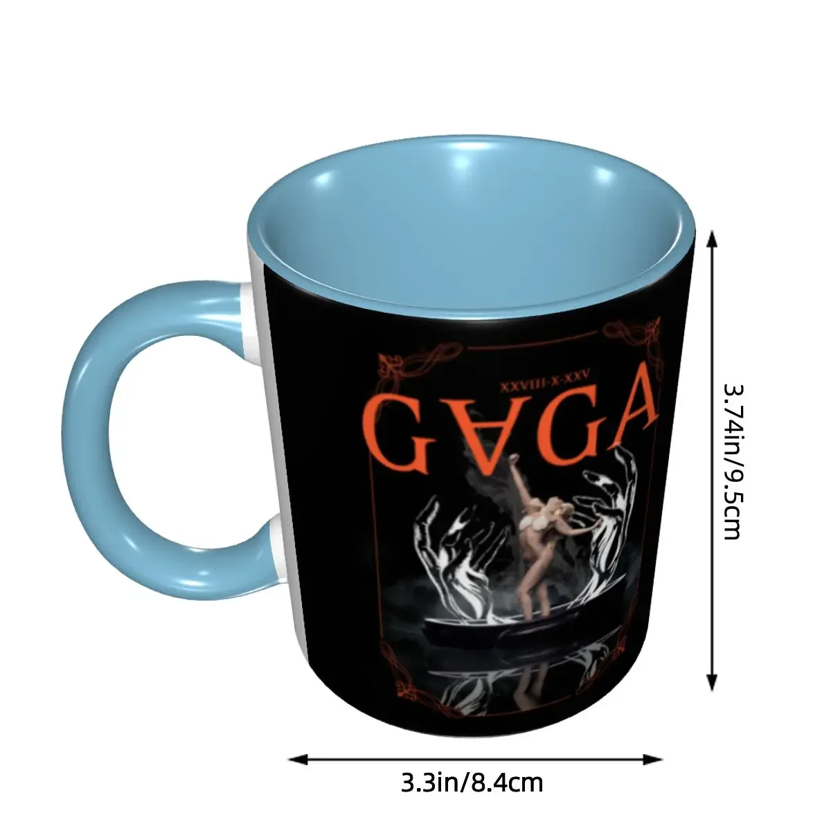 Customized Lady Gaga Mayhem Tour Mugs DIY Ceramic Milk Tea Coffee Cups