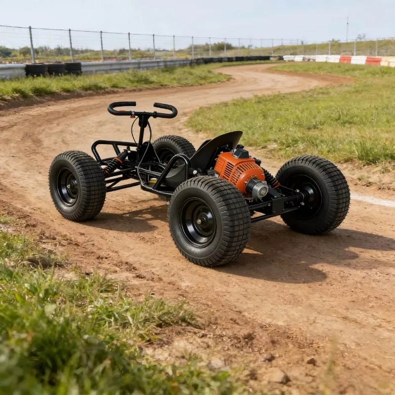 Gas Pedal All-Terrain Go Kart for Adults 4-Stroke Engine 35km/h