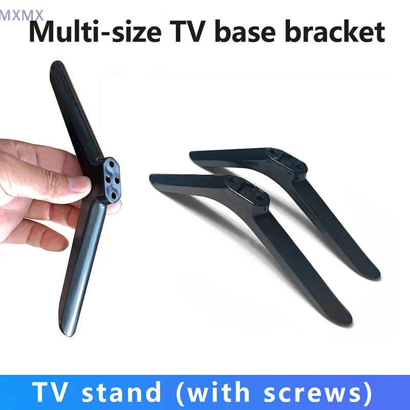 

1Pair 24/32/40/43 Inch Televisions Tabletop Base Pedestal Stand Plastic Legs Mount Feet With Screws