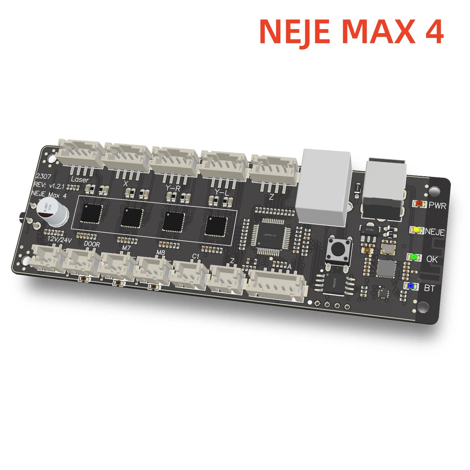 

NEJE MAX 4 Replacement Motherboard for NEJE MAX 4, NEJE 3 MAX, Laser Engravers and Cutters - NEJE SOFTWARE + NEJE APP + LASERGRB