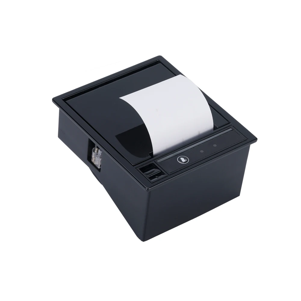 2 Inch Panel Thermal Receipt Printer, 58mm Mini Embedded Type, USB RS232 TTL Interface, with Auto Cutter