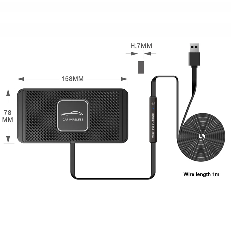 

2X 15W Car Wireless Charger Phone Car Chargers For Iphone Wireless Induction Vehicle Fast Charging Holder