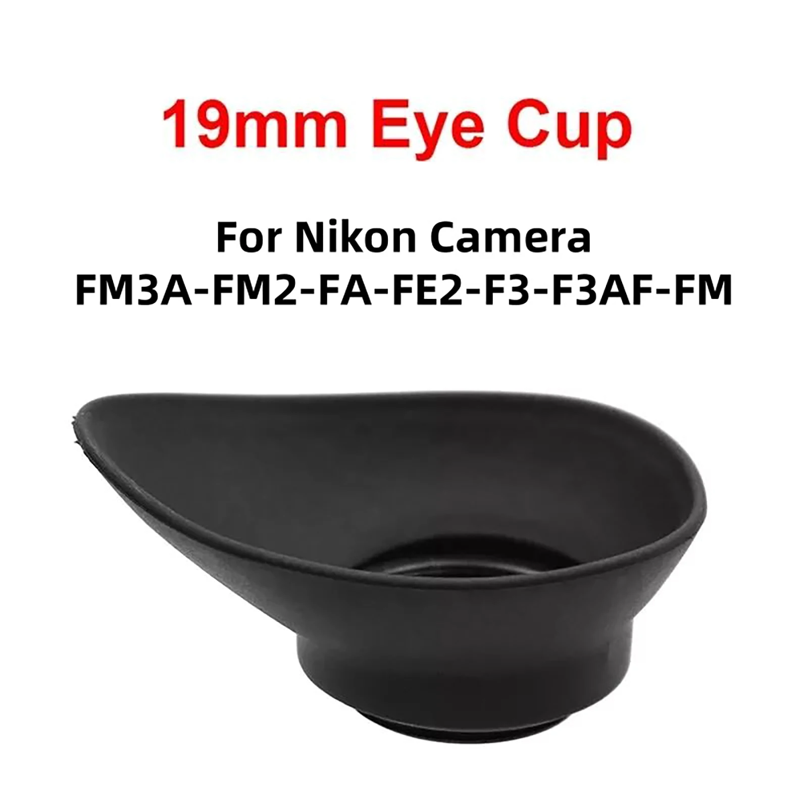 1Pc For Nikon Camera Viewfinder Blindfold 19mm Rubber Eye Cup Replacement For Nikon FM3A FM2 FE2 F3 F3AF FM Camera Accessories