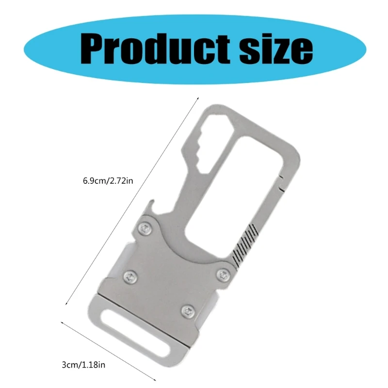 Автомобильный брелок для ключей, открывалка для бутылок, сверхмощный брелок, металлический автомобильный брелок для ключей с