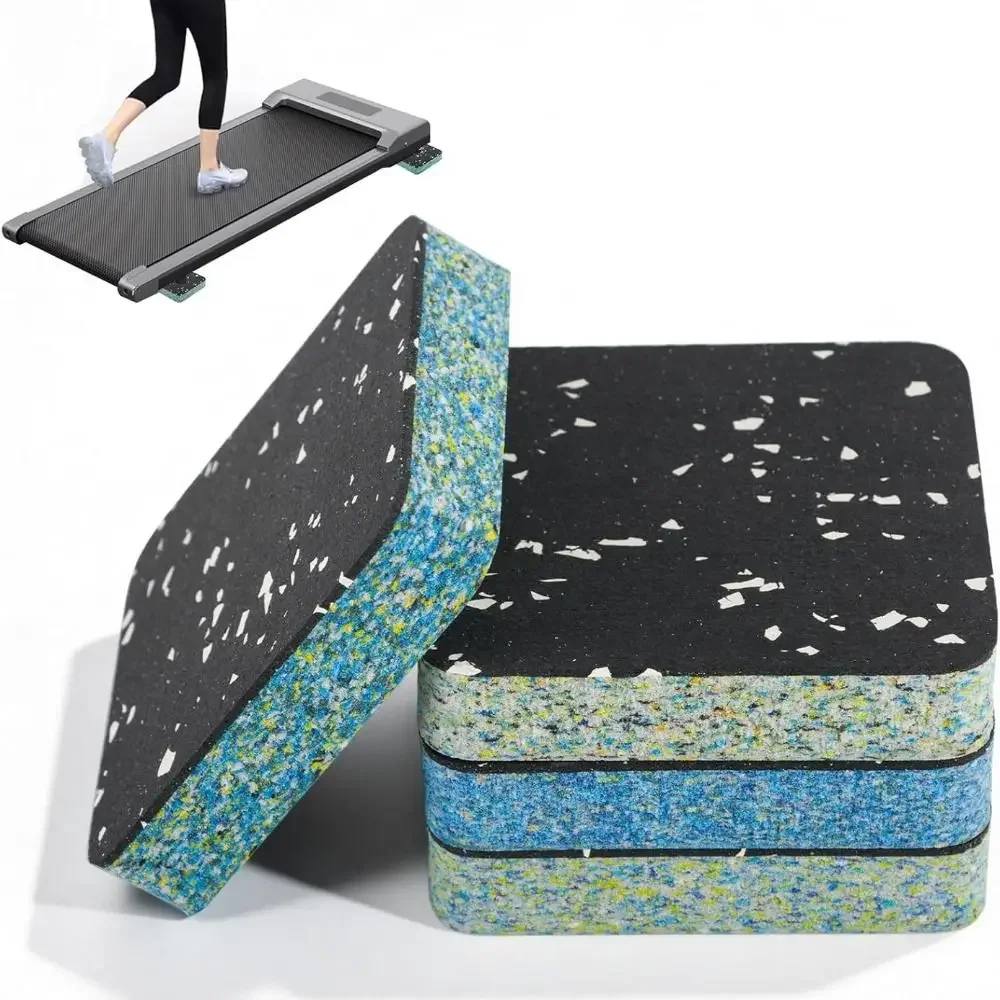 Blocs d'inclinaison pour tapis de course d'entraînement en montée, base en mousse, absorption des chocs, blocs d'inclinaison pour tapis de marche, dessus en caoutchouc haute densité