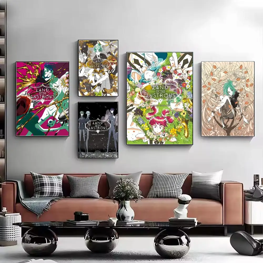 Anime fantasy L-Land of the Lustrous Poster Stylish Wall Art for Living Room Bedroom Study Home Decor Gift