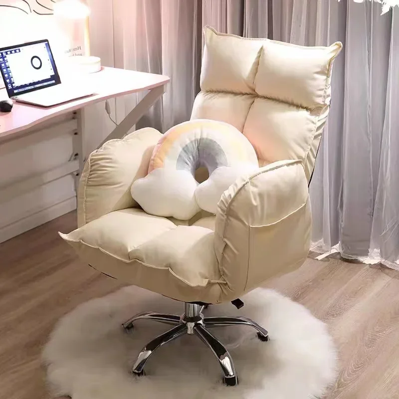 Office Chairs Wheels Neck Support Ergonomic Designer Office Chair Reading Stretch Recliner Silla Office Furnitureon Sale