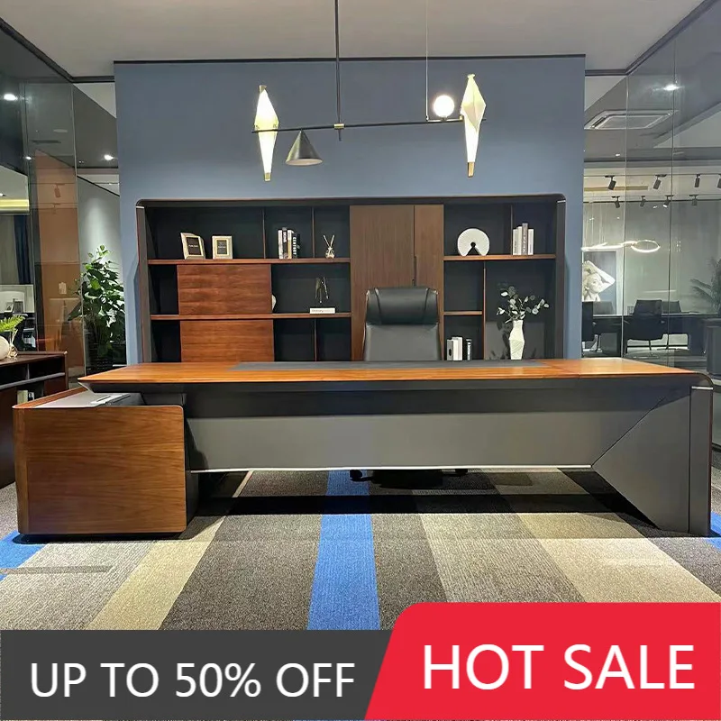 Wood Brown Executive Office Desk Modern Cheap Luxury Drawers Executive Office Desk Cheap Study Scrivania Small Spaces Furniture