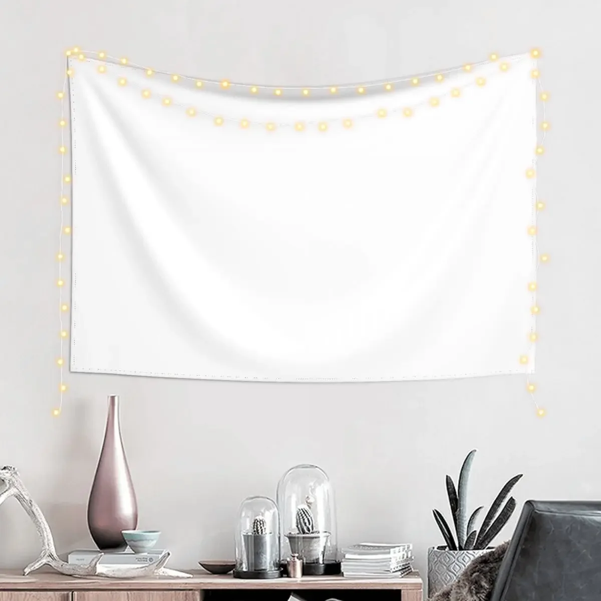 Plain white color. Tapestry Decoration Bedroom Room Decor Decorative Paintings Tapestry