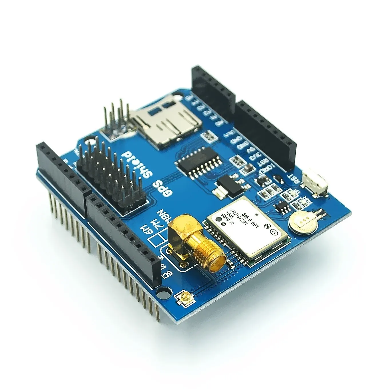GPS Shield GPS record expansion board GPS module with SD slot card With Antenna for Arduino For UNO R3