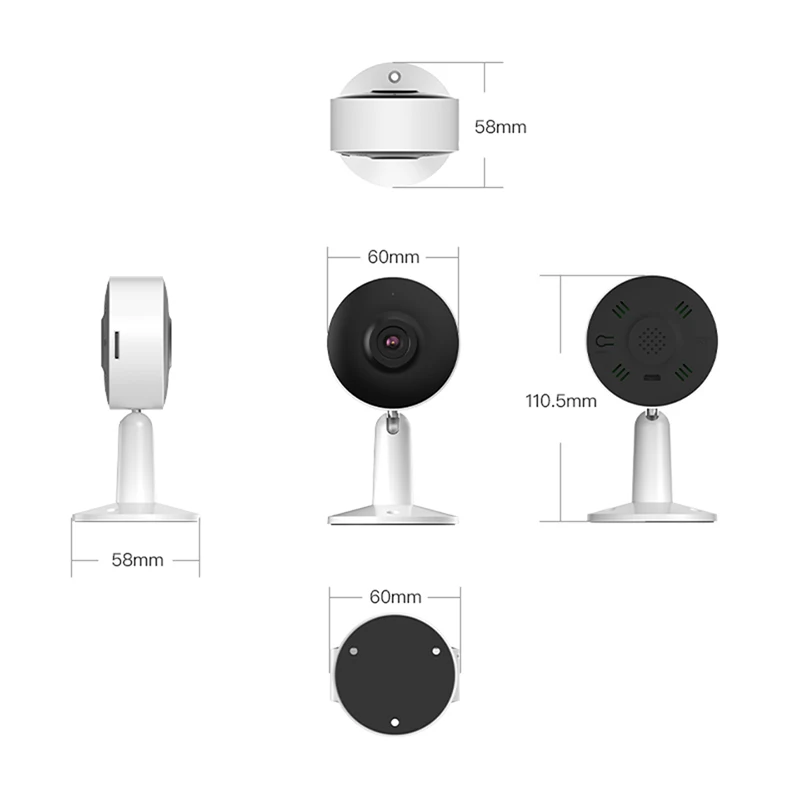 Arenti-cámara de seguridad IP de 4MP, minicámara de vigilancia CCTV con WiFi, IR, visión nocturna, Monitor de bebé, cámara web para mascotas