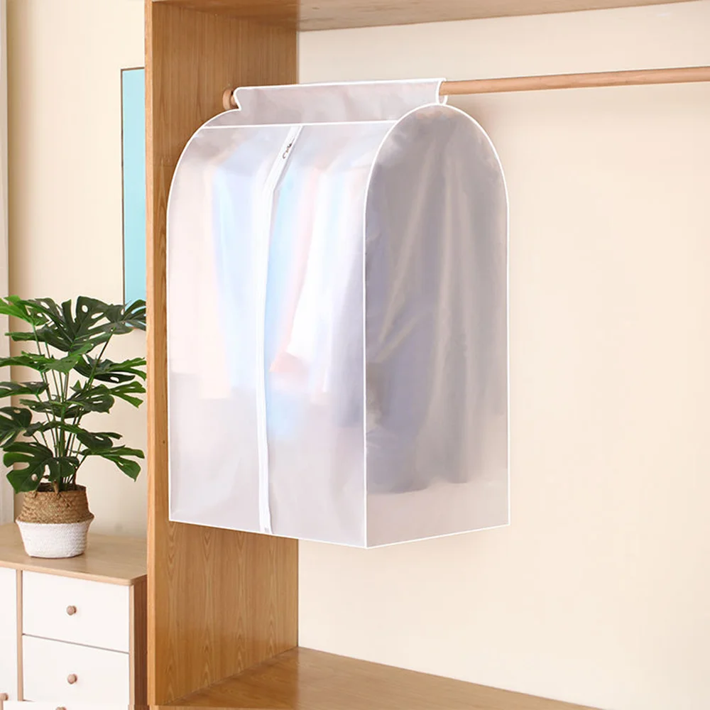 3D Large Clothes Dustproof Cover Garment Suit Dress Coat Waterproof Clothing Protector Hanging Organizer Wardrobe Storage Bag