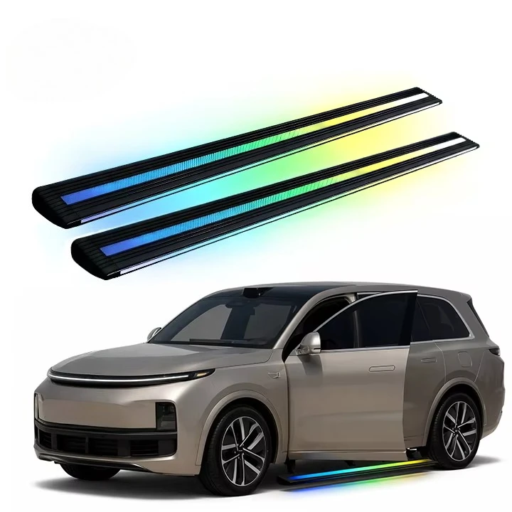Liush for Li L9 L8 L7 Electric Side Step Luxury SUV Pedal Aluminum Alloy Factory Direct Wholesale Aluminum Power Running Board