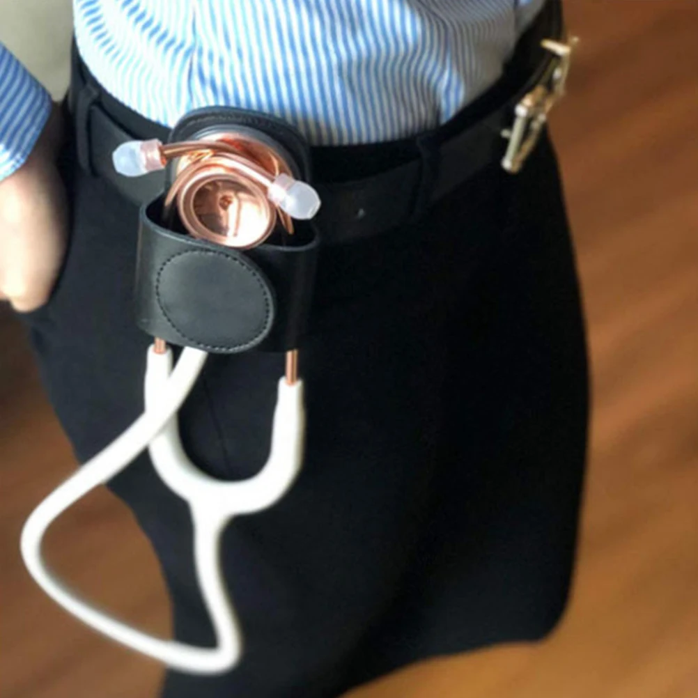 

Nurse Doctor Portable Stethoscope Holder Small Metal Stethoscope Case Hip Accessories