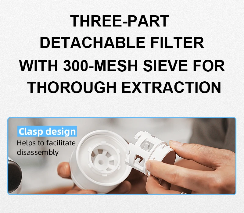MHW 3BOMBER 1/2 Pack 600ML Cold Brew Coffee Maker Detachable Coffee Pot with Mesh Filter Home Barista Tool Portable Camping