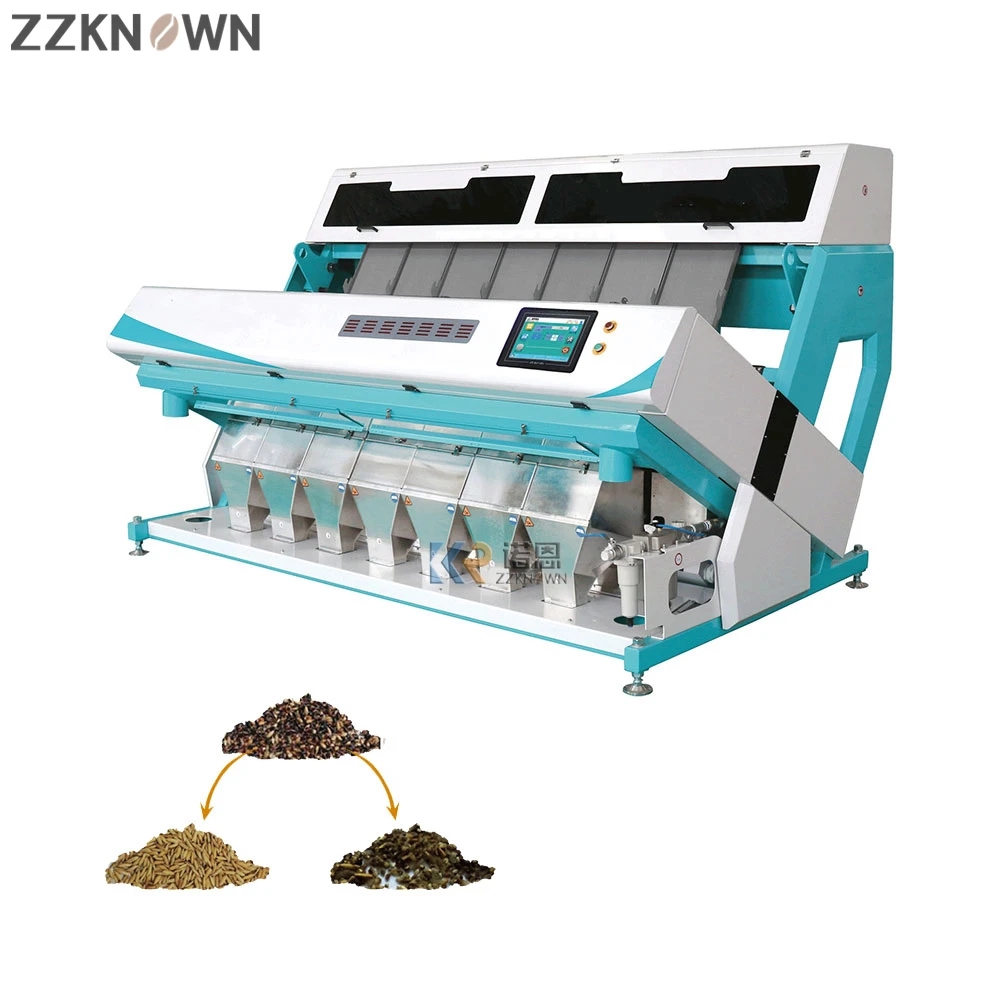 Multi-purpose Rice Grain Sorting Machines High Efficency CCD Color Sorter Machine