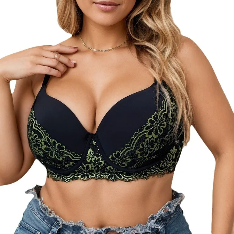 Damen Plus Size Unterwäsche BH mit Stahlrand Sexy Großhandel Sammeln Sexy Push Up BH Sexy