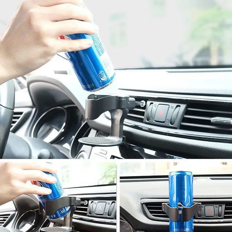 Auto Uitlaat Air Vent Mount Kan Houder Water Drinkfles Houder Voertuig Cup Asbak Stand Beugel Auto Ventilatieopeningen Cup Rack