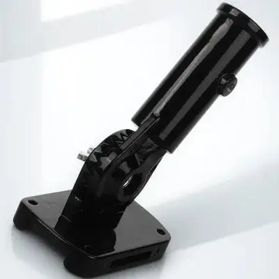 

Wall Mounted Bracket Holders 180 Degree Adjustable Pole Bracket Aluminum Alloy for Porch Balcony Garden