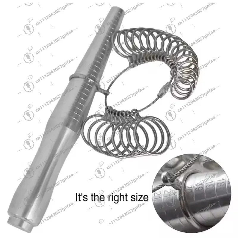 Men's and Women's Metal Russian Ring Sizers Spindles 13-25 Size Jewelry Sizing Tools and Equipment Russian Finger Kits