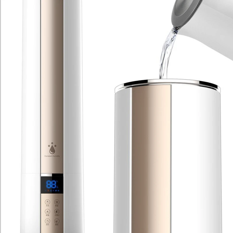 

Ultrasonic large-capacity floor-to-ceiling intelligent humidifier for home silent bedroom