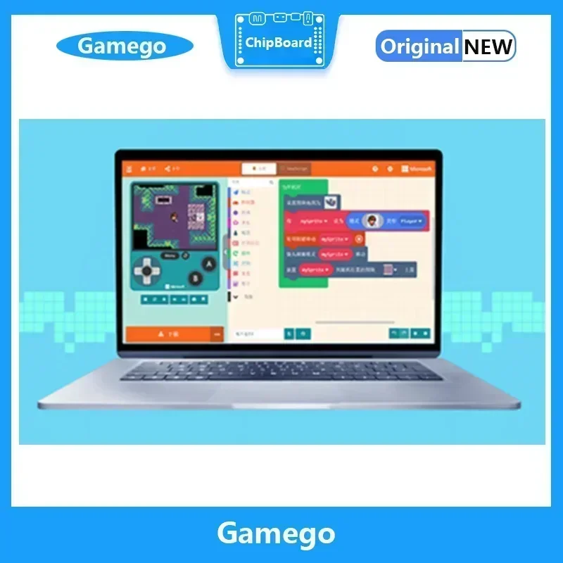 Программируемая консоль GameGo, графическое программирование, детские игрушки для программирования начальной и средней школы, учебные пособия, подарки