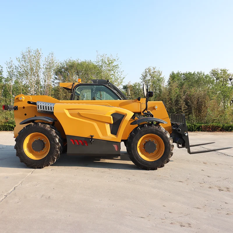 

Factory customized 3.5ton engine driven telescopic loading and unloading machine telescopic handling machine 14M loader forklift