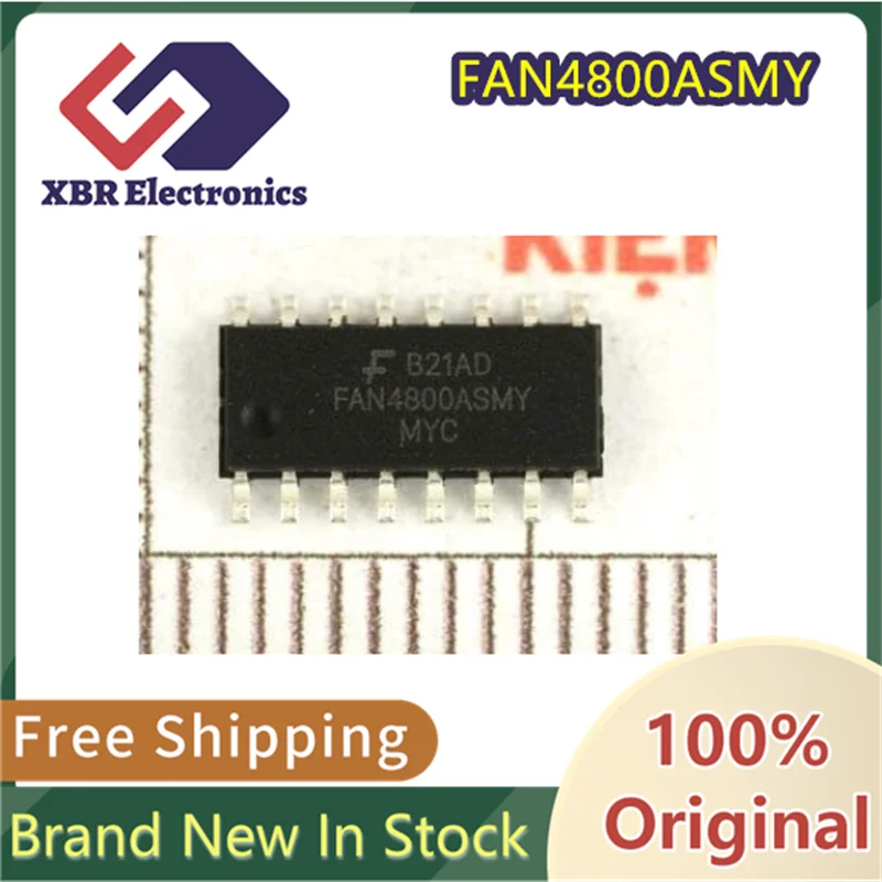 (10/50 pieces) FAN4800ASMY FAN4800 FAN4800A SOP16 Power Factor Correction PWM Controller IC Original Spot Genuine