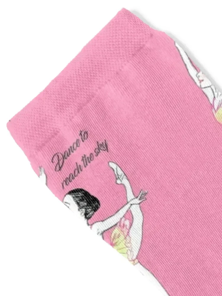 Dance To Reach The Sky Socks Run aesthetic Novelties Toe sports Women's Socks Men's