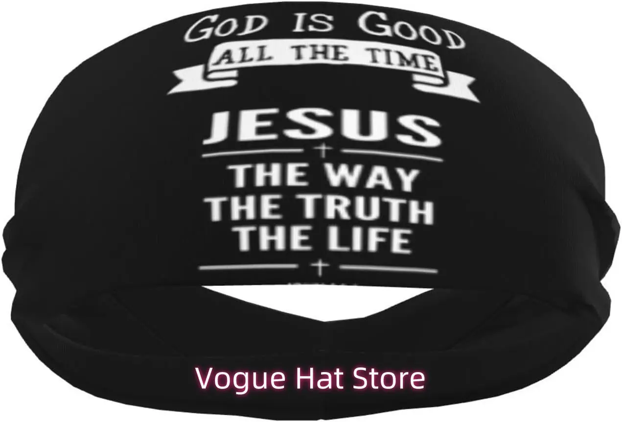 

Jesus Bible 13 Sweatbands Bible Headbands for Christian for Sport Hiking Cross Sweatband Jesus Bible Head Bands
