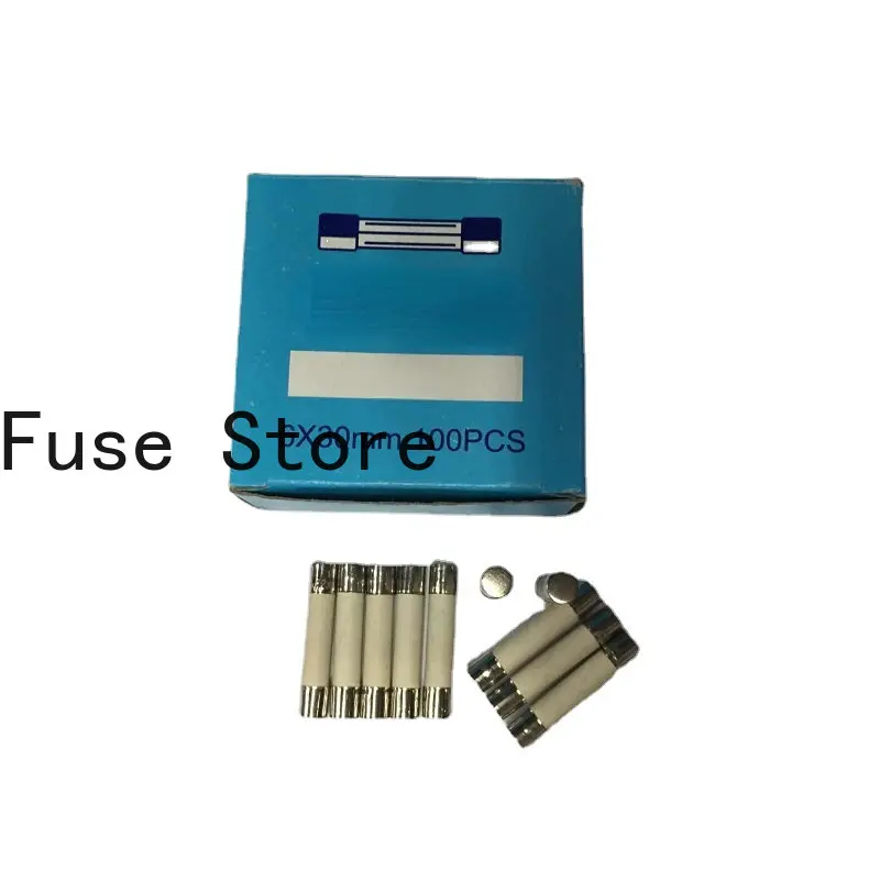 10PCS 5*20mm Explosion-proof Ceramic Fuse Tube Fast Fusing Type 4A 250V CCC CE Certification