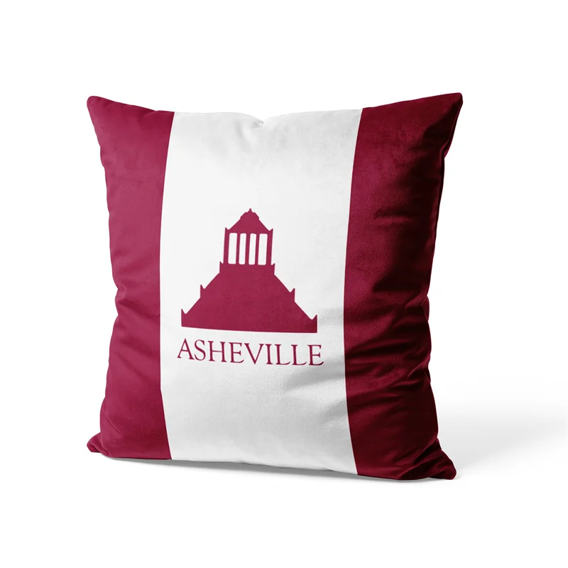 Aertemisi 18'' x 18'' Asheville North Carolina Square Throw Pillow Cushion Covers Cases Pillowcases for Sofa 45cm x 45cm