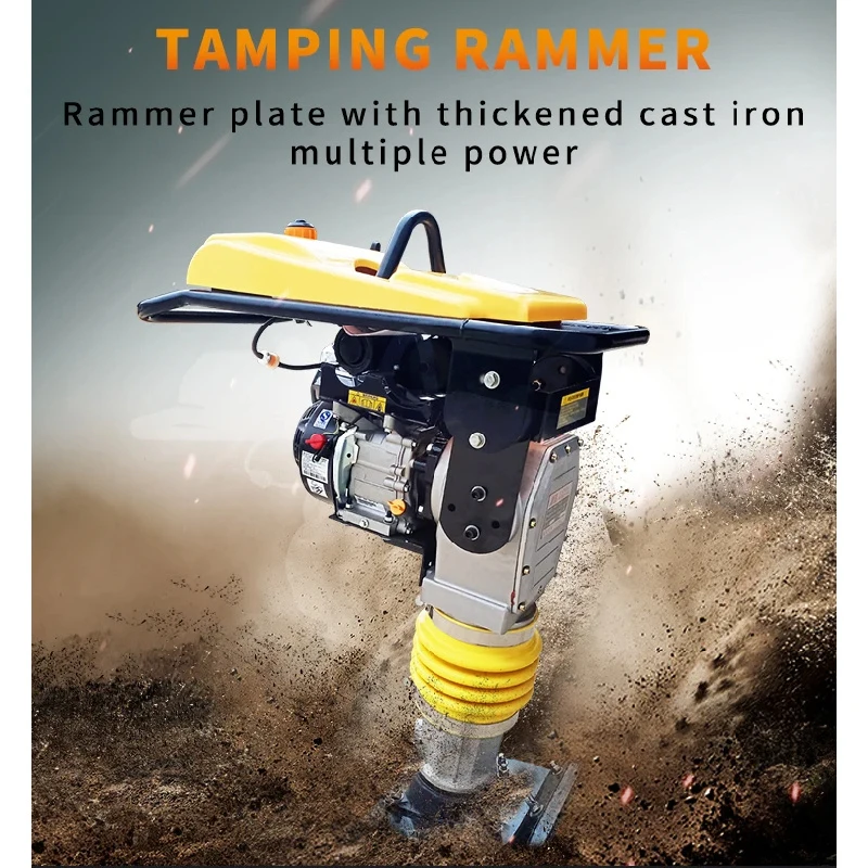High quality 2024 China Hot Selling Tamping Rammer Economical Road Compaction with High Quality Engine Good Urban Use