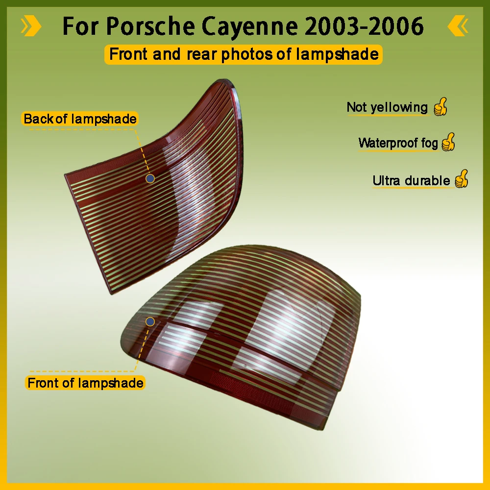 Outer Tail Lamp Cover Rear Signal Parking Lights Shell Replace Original Lampshade For Porsche Cayenne 2003 2004 2005 2006