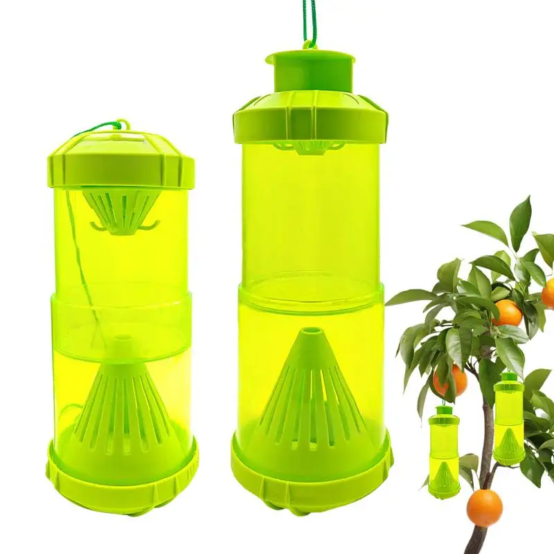 

Ловушка для шершень, ловушка для ос и шершень, 2x телескопическая ловушка для пчелиных мух, многоразовая для сада, патио, двора, использования на открытом воздухе